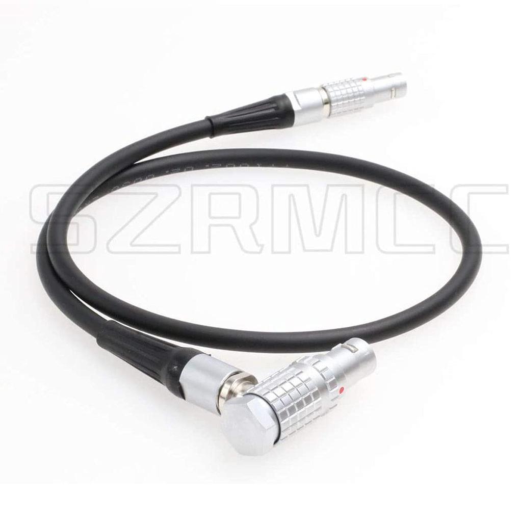 SZRMCC Power Cable for DJI Ronin 2 to Tilta Nucleus-M Wireless Focus 1B 6-Pin Straight 0B 7-Pin Right Angle 50cm Gimbal Stabilizer