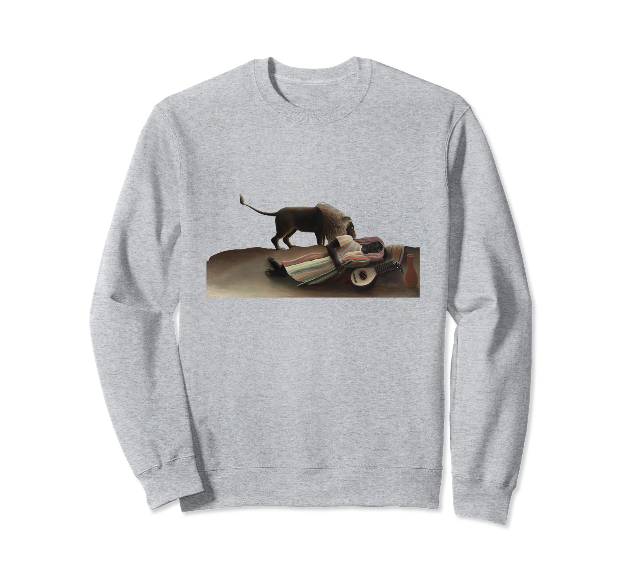 Gypsy Sleeping with a Lion: Famous Public Artist Henri Rousseau Sweatshirt