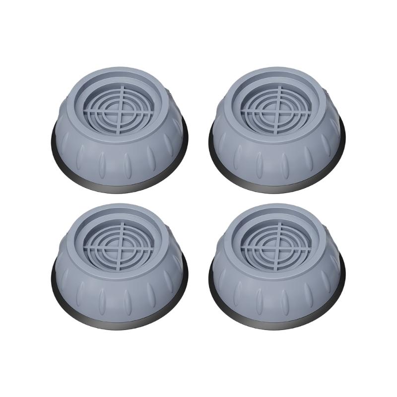4pcs Washing Machine Feet Adjustable Height Washing Machine Foot Pad Stops Washer Noise Moving Support Feet Stabilizer