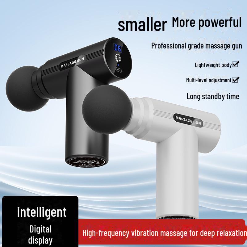 2024 Mini Digital Display Muscle Massager - Electric Fascia Gun for Men and Women