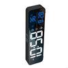62KD LED Music Alarm Clock Voice Controlling Touch Snoozes USB Rechargeable Table Clock 2 Alarms Temperature Digital Clock