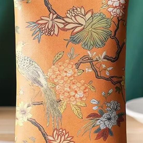 Storage Bag Faux Leather Storage Bag with Superior Detachable Metal Mechanism Automatic Opening Closing Soft Fleece Lining Durable Jewelry Organizer