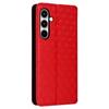 For Samsung Galaxy A35 5G Phone Wallet Leather Case Rhombus Imprinted