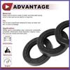 Rotary Shaft Seal Oil Seal Nitrile 70 Durometer Rubber 35x55x10mm 5 Pcs