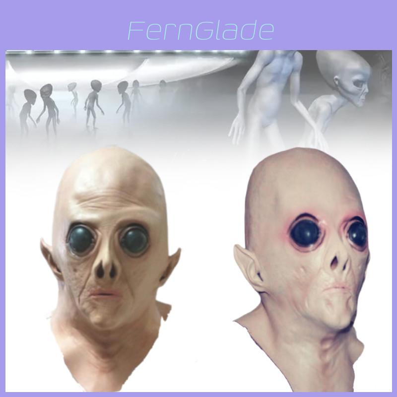 Alien Head Mask For Halloween Sci-fi Movie Theme Party With Unique Handcrafted Design