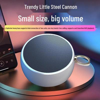 High-Quality Bluetooth Speaker with Finger Ring Holder & Powerful Bass BS02