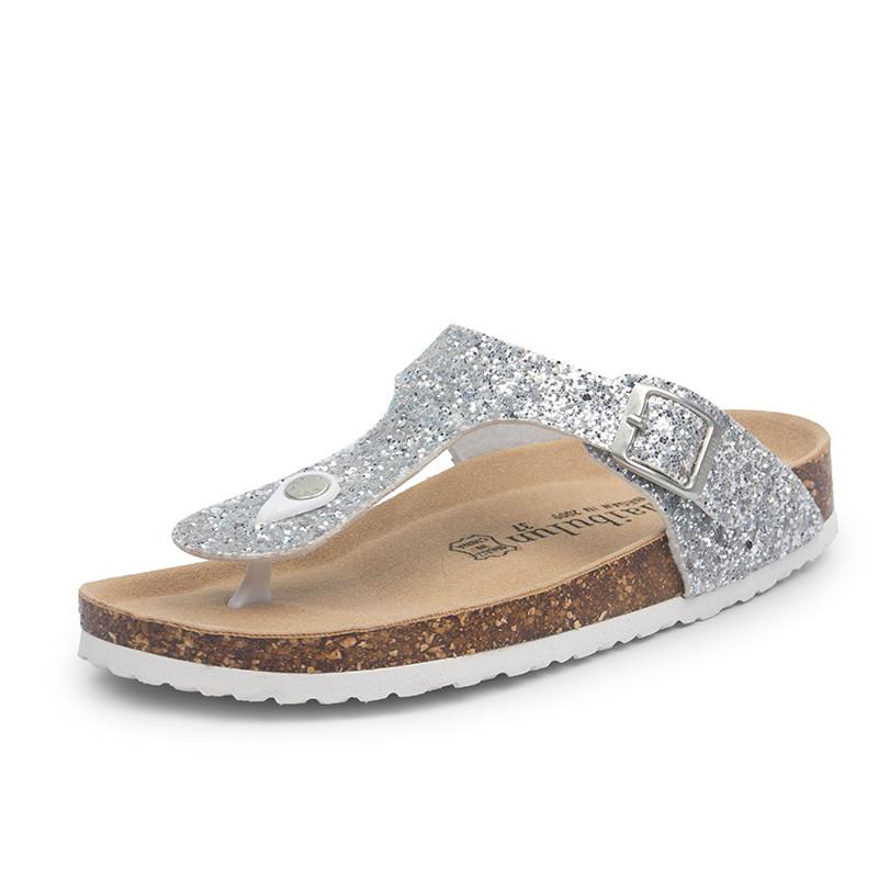 Fashion 18 Color Big Size 35-45 New Beach Cork Flip Flops Slippers Casual Summer Women Beach Slippers Flip Flops