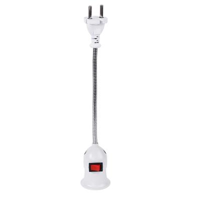 Universal E27 LED Lamp Holder with Switch and Flexible Hose for Night Light Bulb