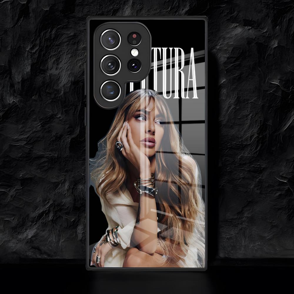 Martina Stoessel TINI Phone Case For Samsung S26 S25 Edge Ultra 24 23 22 21 Ultra Plus Fe A55 56 15 4G 5G Glass Cover