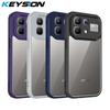 KEYSION Transparent Phone Case for Infinix Note 60 Pro 5G Soft Silicone+PC Clear Shockproof Phone Cover for Infinix Note 60 5G