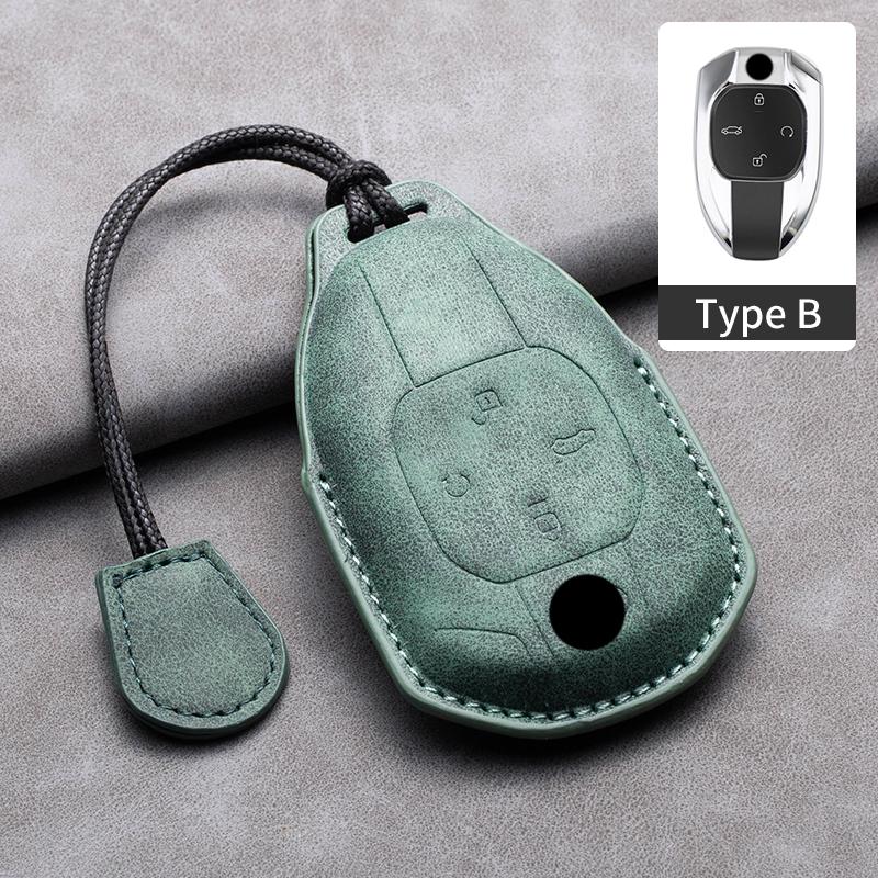 Leather Car Remote Key Case Cover For GAC Trumpchi GS4 GM8 GA3 GA6 SGS7 GA4 GS5 GS3 Legend GS8 Keychain Accessories