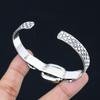 Friendship Day Sale 925 Silver Root Chakra Natural Stingray Coral Ethnic Bangle