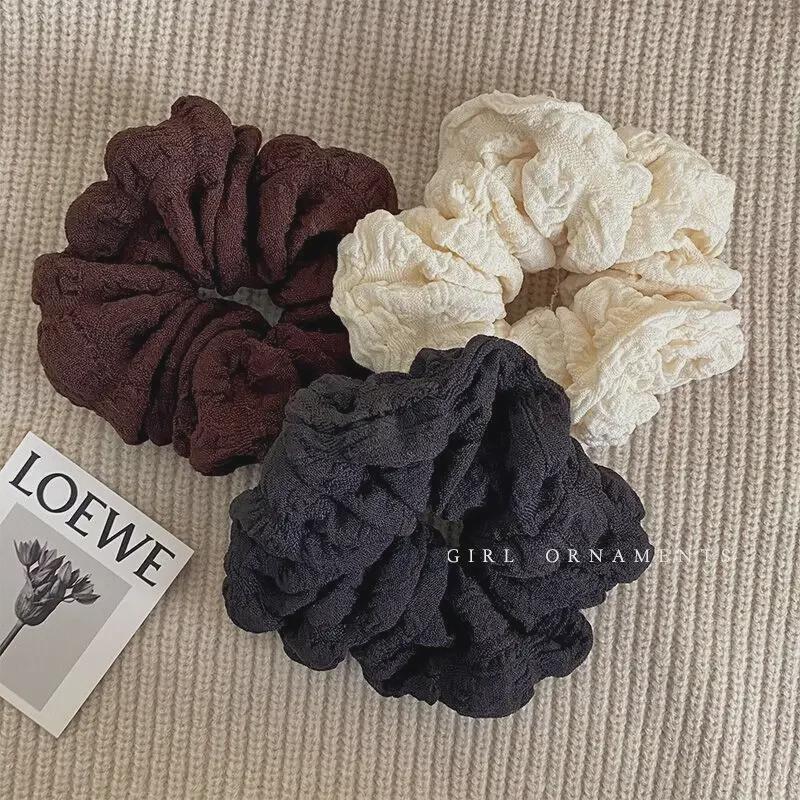 Retro French-Style Hair Band for Women - Elegant Ponytail & Bun Accessory, Spring 2024