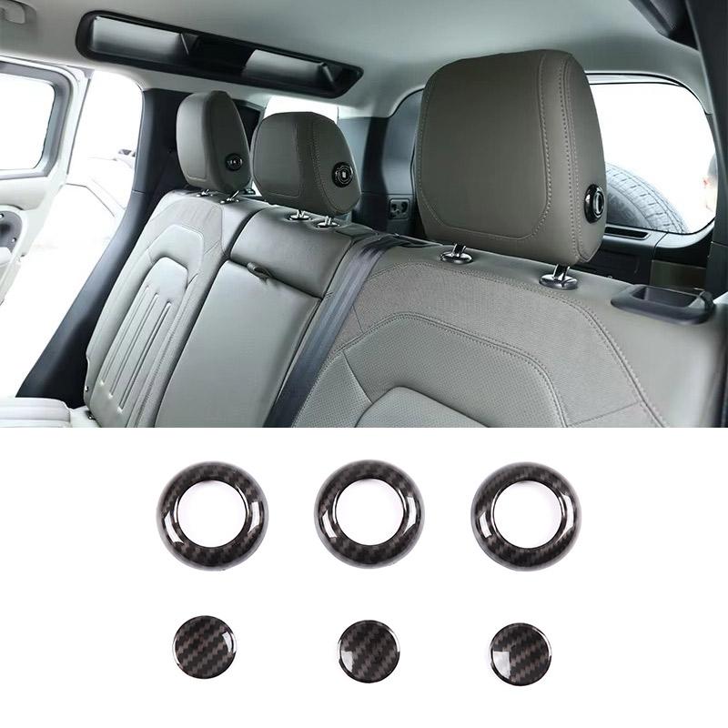 ABS Carbon Fiber For Land Rover Defender 110 2020-2026 Car Interior Modification Protection Cover Decorative Patch Accessories