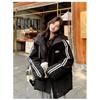 Black down cotton-padded clothes for women's winter year new loose student thickened anti-season cotton-padded clothes and cotton-padded jackets