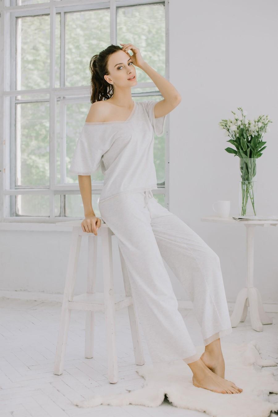 

комплект: блуза та штани Ora (50758) 44(M) сірий