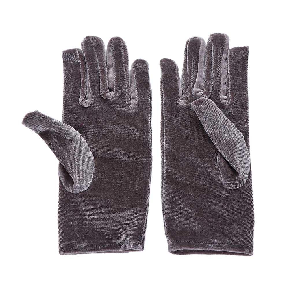 Party Winter Women Soft Autumn Driving Gloves Gold Velvet Gloves Elastic Full Finger Mittens