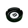 Trendy Black Ceramic Ashtray Ornament for Living Room