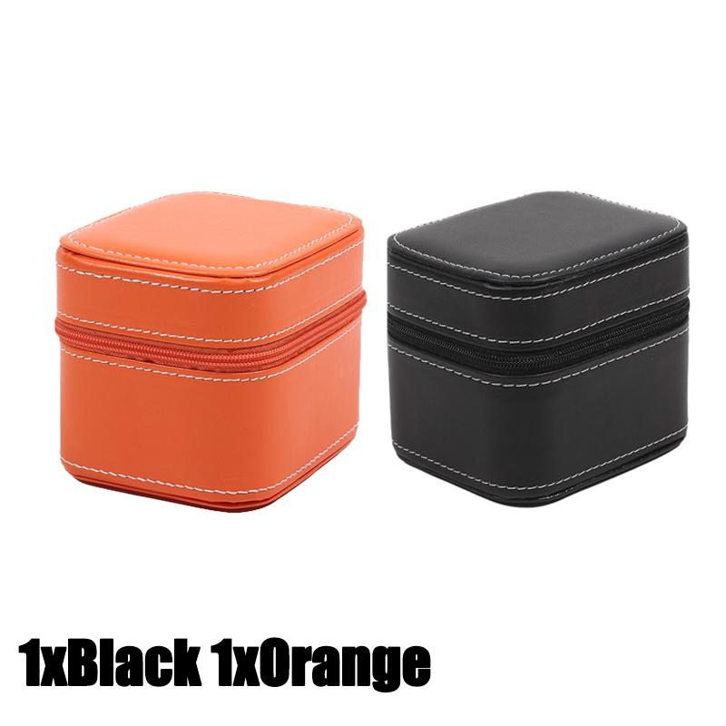 1/2Pcs Single Watch Case PU Leather Watch Travel Case With Removable Cushion Jewelry Storage Case Organizer Portable Watch Box