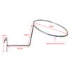 1PCS Black White Motorcycle Helmet Holder Hanger Rack Wall Mounted Hook for Coats Hats Caps Helmet Rack Black Steel Accessories