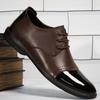 FashionMale Shoes 2024 Fashion Spring Autumn Leisure Office Footwear Mens Shoes Luxury Genuine Leather Men Casual Oxford Shoes Big Size