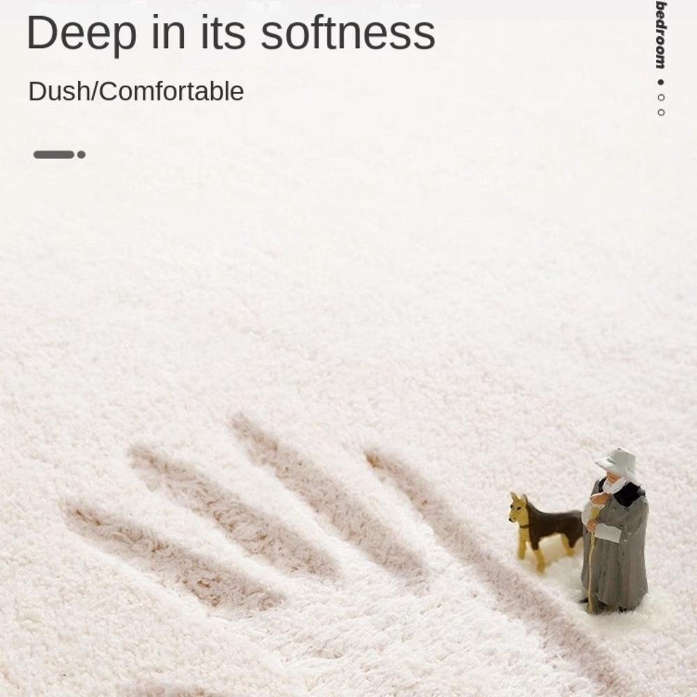 VIKAMA Cream Wind Carpet Living Room 2025 New Sofa Coffee Table Blanket Household Winter Thickened Anti-Slip And Dirt Floor Mat