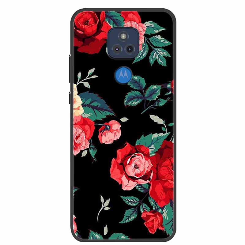 For Moto E7 Plus Case Bumper Silicone TPU Soft Phone Cover For Motorola Moto E7 Plus Case Cartoon Funda E 7 Plus E7Plus Coque