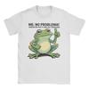 Men Womens Me No Problemo Narrator But It Was All Problemo Meme T Shirts Frog 100 Cotton Tops Novelty Tees Original TShirts