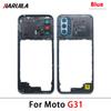 NUOVO Telaio Centrale Per Motorola Moto G13 G31 G41 G42 G84 G23 G6 Cornice Centrale Telaio Centrale Con Lente Fotocamera Parti di Ricambio