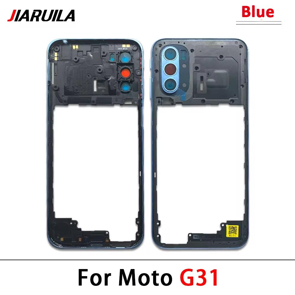 NUOVO Telaio Centrale Per Motorola Moto G13 G31 G41 G42 G84 G23 G6 Cornice Centrale Telaio Centrale Con Lente Fotocamera Parti di Ricambio