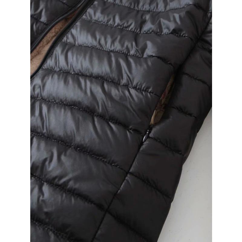 Women's Jacket Mid Length Hooded Fit Plus Fleece Cotton Coat Parkas Winter Jackets