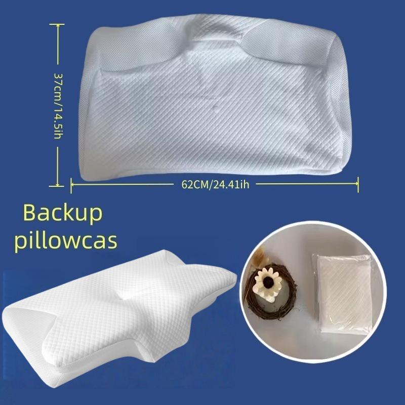 Memory Foam Cervical Pillow - Ergonomic Neck Support, Slow Rebound Butterfly Design