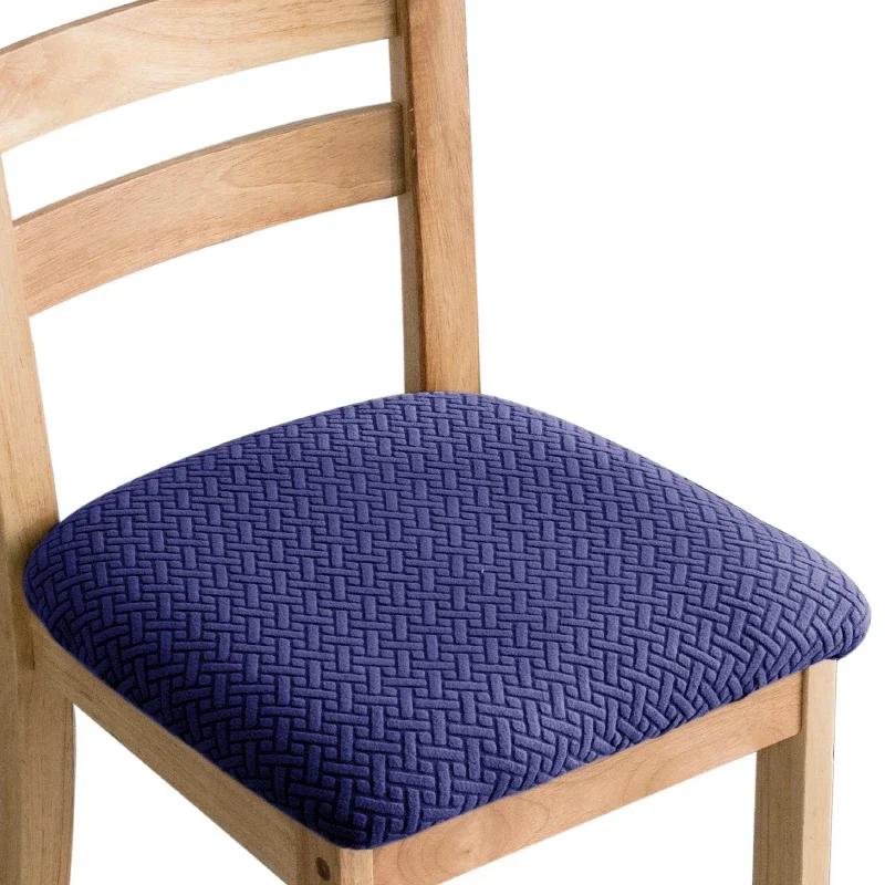 1/2/4/6 buc huse de scaun Jacquard elastice pentru sufragerie, detașabile, anti-praf, huse de protecție pentru scaune, restaurant
