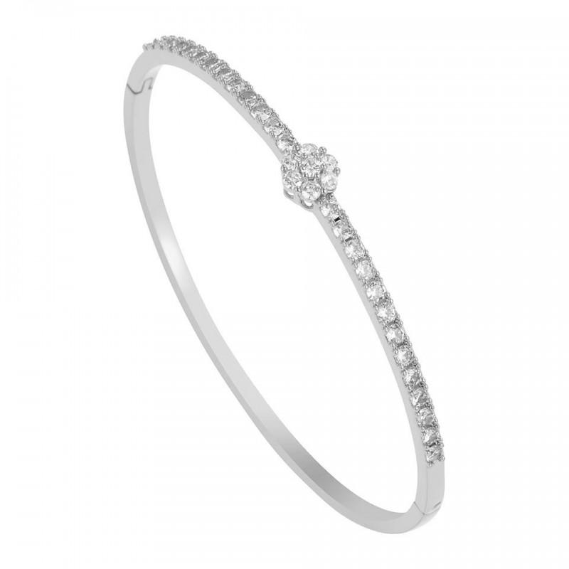 Micro Pave Zircon Adjustable Open Cuff Bracelet Butterfly Clover Star Fine Jewelry Women