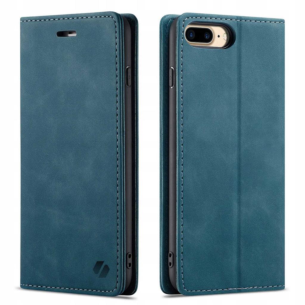 Plånbok med plats för kort iPhone 7/8 Plus Blå