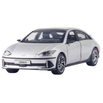 יונדאי מוטור IONIQ 6 מיני דגם יצוק 1:38 מכונית, אפשרות 3 צבעים, צעצוע משיכה לאחור