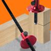 With Inch & MM Scale Wheel Marking Gauge Parallel Line Drawing Adjustable Wood Marking Tools Aluminum Alloy Mortise Measuring