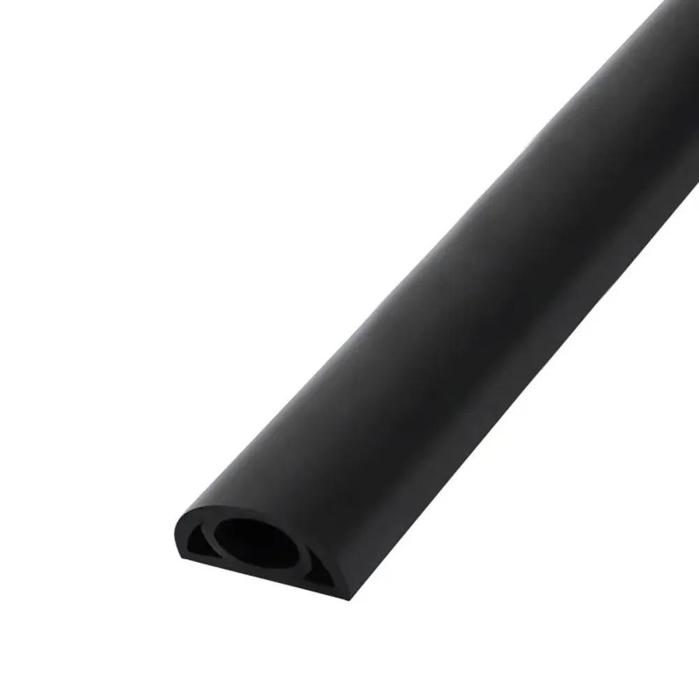 1pc 118.11in Floor Cord Cover Extension Wiring Duct Protector Power Cable Protector Hider Covers Practical Wire Organizer