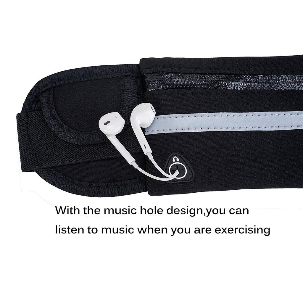 Running Belt Waist Bag With Water Bottle Holder Sports Fanny Pack Women Men Hydration Phone Holder Pouch