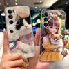 Handyhülle für Realmel C71 2025 Hülle TPU Weiche Silikonhülle Stoßfester Bumper Oppo realme C71 C 71 4G Cartoons Schmetterling