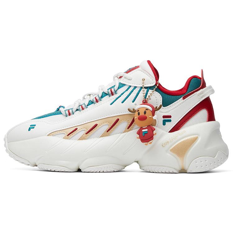 FILA Ade Xms Low Top White/Green/Red Women s F12W111225FBD 35.5