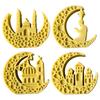 Moon Shape Epoxy Resin Mold Eid Series Reusable Silicone Molds for Crafting Jewelry Ornaments and Decoration Projects