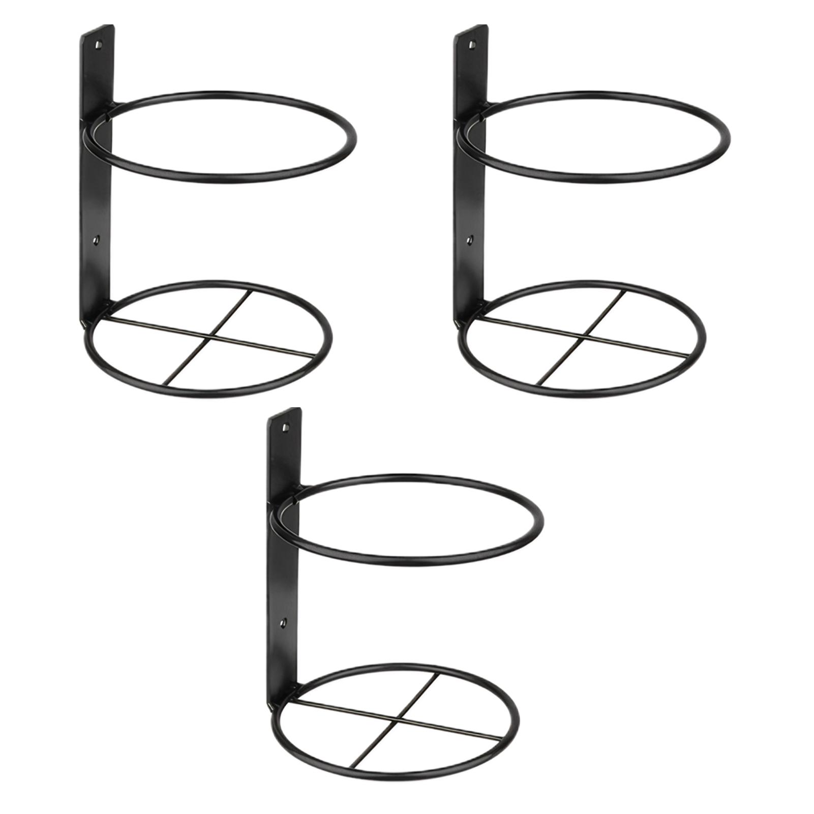 

Minimalist single bottle wall mounted wine rack, creative red wine bottle display rack, metal hanging wine rack 3 pieces