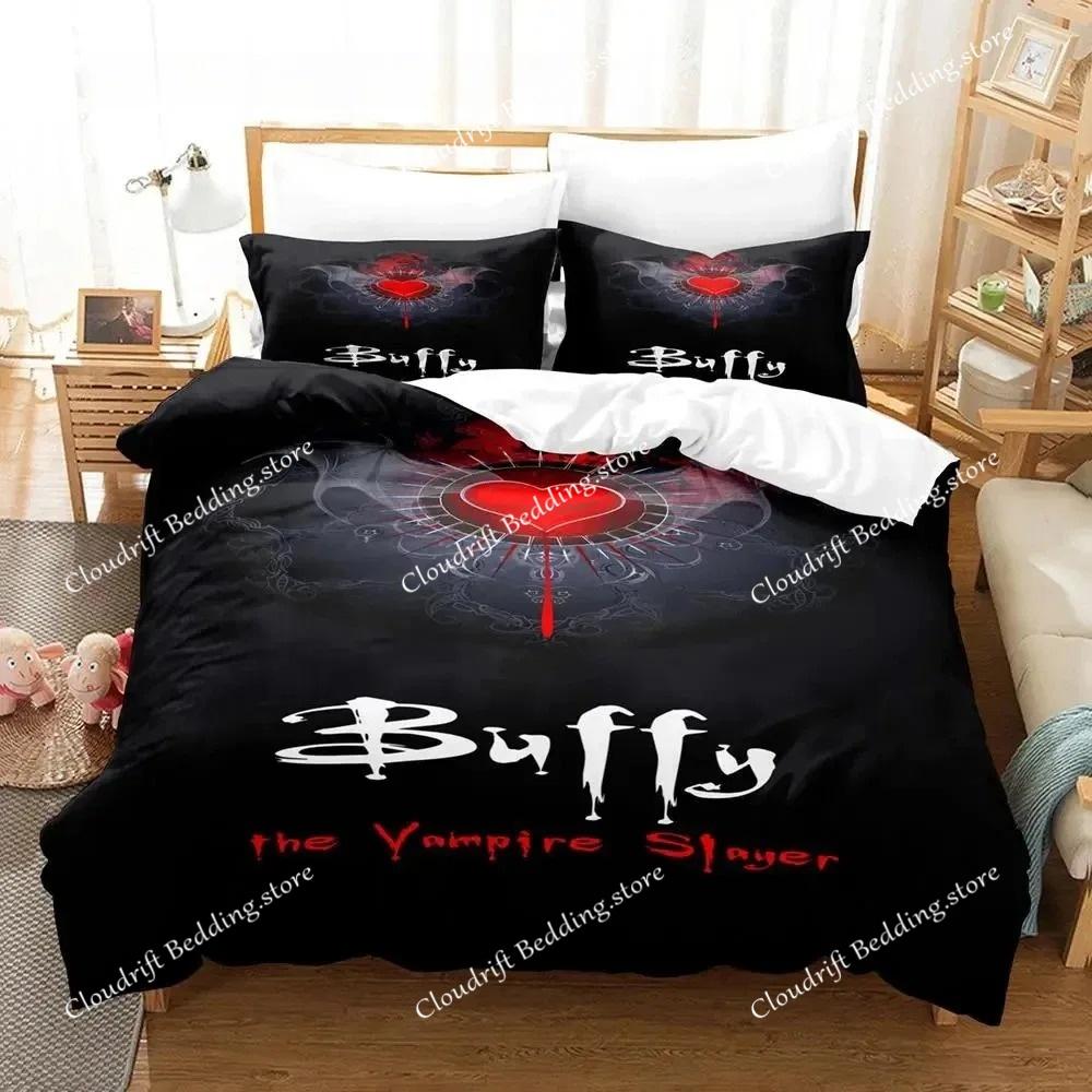 Buffy The Vampire Bettwäsche-Set Einzelbett Twin Full Queen King Size Bettwäsche-Set Aldult Jungen Schlafzimmer Bettbezug Set