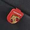 Auto-Emblem Sonnenbrillen-Clip-Halter Leder Auto-Sonnenblenden-Clip für Porsche Panamera Cayenne Taycan 911 718 Macan Carrera-GT 928