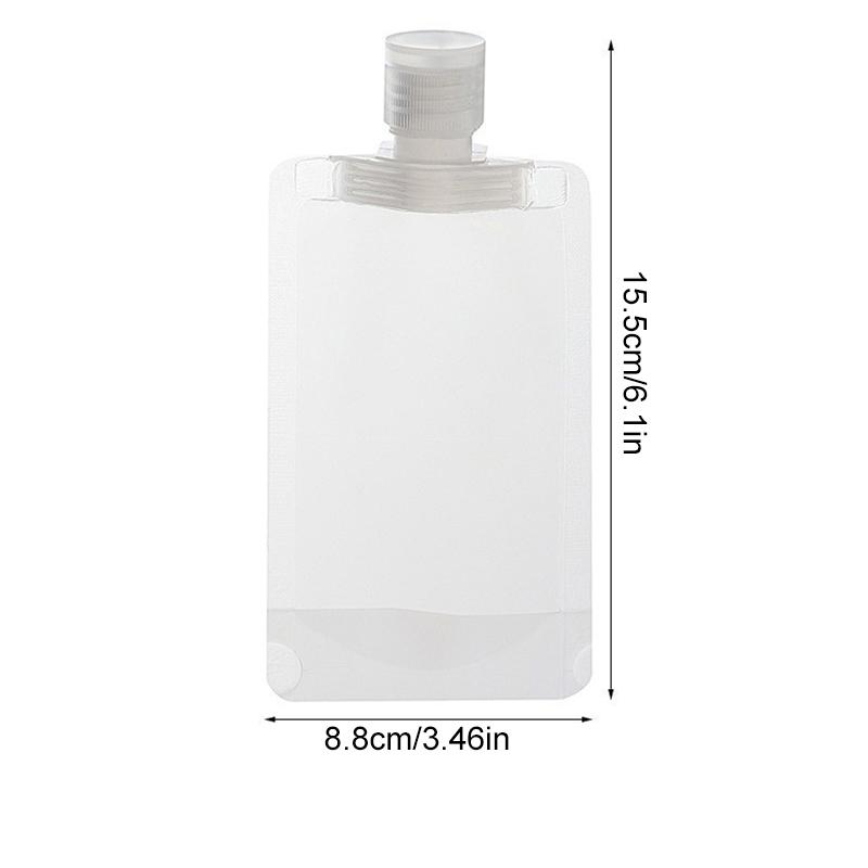 

1/5 шт. дорожные принадлежности для хранения, упаковочная сумка, сумка-дозатор, пустые выдавливаемые портативные многоразовые флаконы для лосьона 30/50/100 мл 100ml