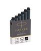 Parker Ink Cartridge Short Black /6 Pcs/ 1950407