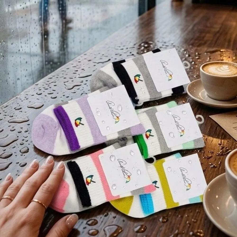 [Arnold Palmer] Women s Fashion Socks Vivid Mid-Length 8 Pairs SL019 FREE