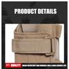 Tactical Gun Case Gun Holster Molle Modular Belt Pistol Holster For Right Handed Shooters M9 1911 Glock 17 19 22 23 31 32 34 35