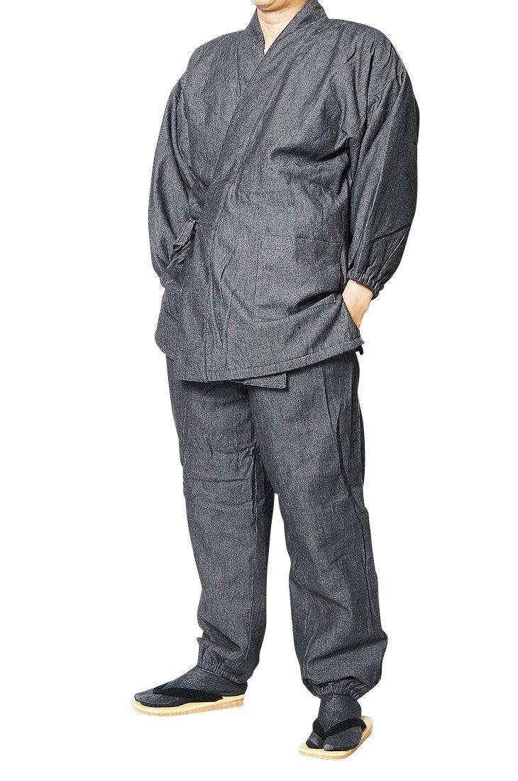 

and Japanese specialty store Craftsmanship Samue for samue with denim lining and fleece filling [Samue Himeka] winter, men s S/M/L/LL/3L/4L/5L (4L, чорний